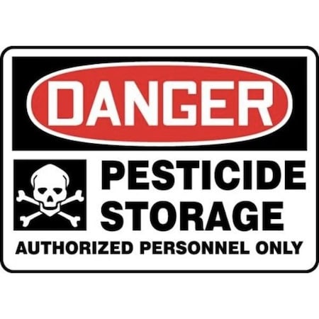 Accuform OSHA DANGER SAFETY SIGN PESTICIDE MCAW001XV MCAW001XV